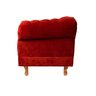 Poltrona Duque Chesterfield Capitonê - Suede Vermelho - 3