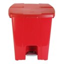 Ver imagem 1 de Cesto Quadrado Lixeira De 30 Litros Da Jsn Varias Cores:Vermelho/Vermelho