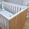Quarto de Bebê Completo 100% MDF com Cômoda Berço e Guarda Roupa 1 MDF Nina - 18