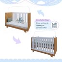 Ver imagem 5 de Quarto de Bebê Completo 100% MDF Cômoda Berço e Guarda Roupa Nina