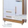 Quarto de Bebê Completo 100% MDF com Cômoda Berço e Guarda Roupa 1 MDF Nina - 11