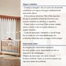 Quarto de Bebê Completo 100% MDF com Cômoda Berço e Guarda Roupa 1 MDF Nina - 20