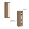 Quarto Modulado Solteiro Infinity com 5 Portas Móveis Castro - 4