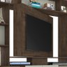 Estante Home Divisor de Ambientes Duo para TV até 50” Avelã Velluto/Cinza Cristal - PR Móveis - 4