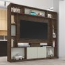 Estante Home Divisor de Ambientes Duo para TV até 50” Avelã Velluto/Cinza Cristal - PR Móveis - 2