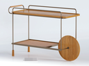 Ver imagem 2 de Carrinho Bar de Metal e Madeira Made Wood