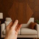 Ver imagem 5 de Kit 20 Placas Hexagonal Decoração de Parede 3d Autocolante