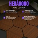 Ver imagem 4 de Kit 20 Placas Hexagonal Decoração de Parede 3d Autocolante