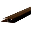 Ver imagem 3 de Emenda Rígida PVC Perfil H 8mmx4,5cmx3m 5 UN Zapinplast - Mogno