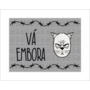Ver imagem 1 de Tapete Capacho Vá Embora Gato