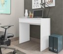 Ver imagem 1 de Escrivaninha Mesa Alexia 1 Gaveta Branco Ajl