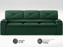 Ver imagem 4 de Sofá com Porta Copos Retrátil e Reclinável Pop 2,05m Velosuede Verde - Netsofas