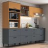 Cozinha Modulada 5 Peças 11 Portas e 2 Gavetas Bárbara  - 1
