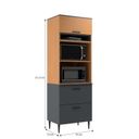 Ver imagem 5 de Cozinha Modulada 5 Peças 11 Portas e 2 Gavetas Bárbara 