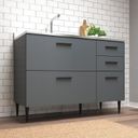 Ver imagem 6 de Cozinha Modulada 5 Peças 11 Portas e 2 Gavetas Bárbara 