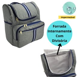 Mochila Bebê Infantil Maternidade 2 em 1 Luxo Mz - 3