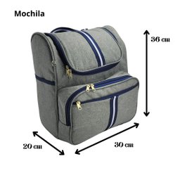 Mochila Bebê Infantil Maternidade 2 em 1 Luxo Mz - 2