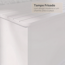 Ver imagem 5 de Baú Banco em MDF/MDP 135x44,5x38,5cm Luca Branco