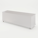 Ver imagem 3 de Baú Banco em MDF/MDP 135x44,5x38,5cm Luca Branco