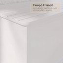 Ver imagem 5 de Baú Banco em MDF/MDP 135x44,5x38,5cm Luca Branco