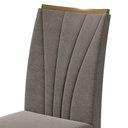 Ver imagem 3 de Conjunto 6 cadeiras Apogeu Amêndoa/suede Bege - Móveis Lopas