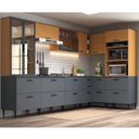 Ver imagem 1 de Cozinha Modulada 8 Peças 18 Portas e 2 Gavetas Bárbara