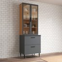 Ver imagem 3 de Cozinha Modulada 8 Peças 18 Portas e 2 Gavetas Bárbara