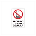 Ver imagem 1 de Placa - Proibido Celular - 20cm X 15cm