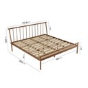 Ver imagem 2 de Cama King em Aço Begônia CabeCasa MadeiraOriginals