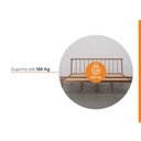 Ver imagem 3 de Cama King em Aço Begônia CabeCasa MadeiraOriginals