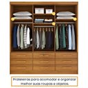 Ver mais imagens de Quarto Completo Roupeiro 3 Portas, Cama Casal e Mesa de Cabeceira Chicago 