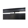 Porta de Alumínio Pivotante Com Puxador Lado Direito 210x90cm Preto Allo Esquadrias - 2