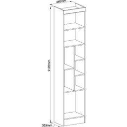 Guarda Roupa Modulado 5 Peças Infinity - 5 Guarda Roupa Modulado 5 Peças Infinity - 5