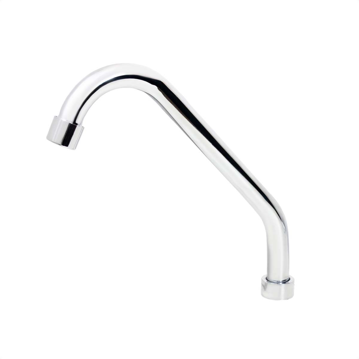 Tubo Bica 3/4 Em Inox Cromado P/ Cozinha E Arejador Fixo - 2