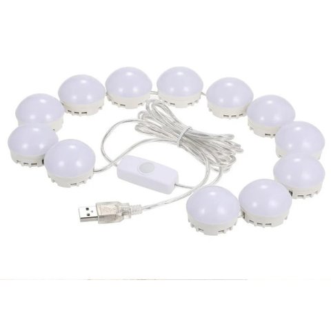 Kit 10 Lâmpadas Led Luz Camarim Studio Maquiagem