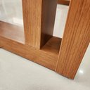 Ver mais imagens de Sala de Jantar Karen 6 Lugares MDF com Vidro Grafite 196cm Bom Pastor