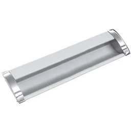 Porta de Correr Frisada Cm-03 Fundo Primer Branco Kit Alumínio Polido 210x82 - 3