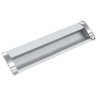 Porta de Correr Frisada Cm-03 Fundo Primer Branco Kit Alumínio Polido 210x82 - 3