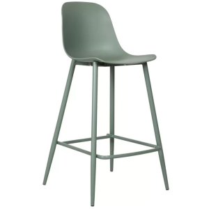 Banqueta Modus Média com Estrutura em Aço:verde Aloe