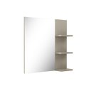 Ver imagem 7 de Gabinete com Pés para Banheiro 60cm com Cuba e Espelheira Nordic Cinza/Branco/Argento