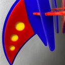 Ver imagem 4 de Pendente Foguete Infantil em Acrílico Azul – Iluminação Led, Bivolt, Soquete E27