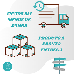 Pendente Foguete Infantil em Acrílico Azul – Iluminação Led, Bivolt, Soquete E27 - 5