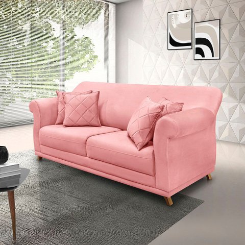 Sofá Amsterdam 2 Lugares 1,80 Veludo - Lucadi Home