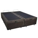 Ver imagem 6 de Cama Box Baú Queen Bipartido Suede Sereneprime Marrom 158x198x44