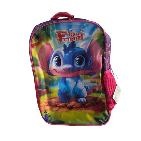 Mochila Infantil Escolar Passeio de Costa Blue Friend