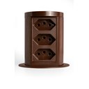 Ver imagem 1 de Torre de Tomada Slim Automático 3 Tomadas 10a Marrom