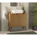 Ver imagem 6 de Gabinete com Pés Para Banheiro 81cm com Cuba e Espelheira Nice