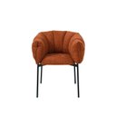 Ver imagem 6 de Cadeira para Sala de Jantar Joy Estofada com Base de Aço