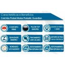 Ver imagem 2 de Cama Box Baú Solteiro: Colchão Molas Probel Prolastic Guardian + Base CRC Suede Clean(88x188)
