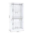 Ver imagem 2 de MÓDULO CLOSET CABIDEIRO DUPLO 100% MDF M512.B MUNDI MOVEIS